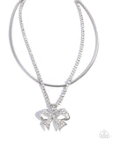 Paparazzi Cheerful Coquette- White Necklace