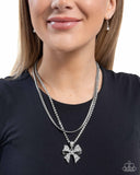 Paparazzi Cheerful Coquette- White Necklace
