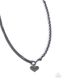 Paparazzi Cheerful Cupid- Black Necklace