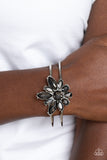 Paparazzi Chic Corsage - Silver Bracelet
