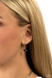 Paparazzi Chiseled Caliber - Purple Amethyst Stones Necklace