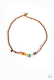 Paparazzi Chiseled Craving - Brown Urban Necklace