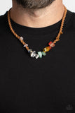 Paparazzi Chiseled Craving - Brown Urban Necklace