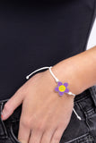 Paparazzi Choose Cheer - Purple Flower Bracelet