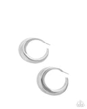 Paparazzi Circular Circumstance- Silver Earrings