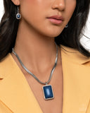 Paparazzi Clandestine Color- Blue Necklace