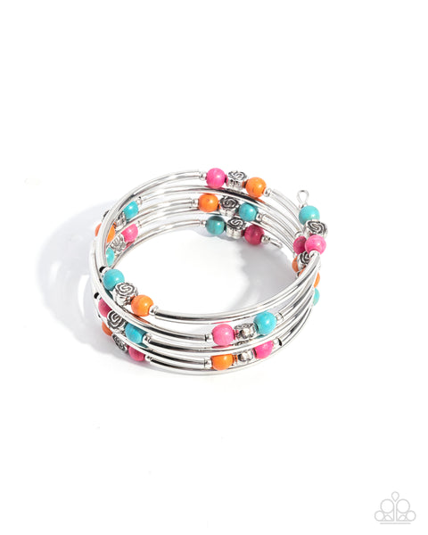 Paparazzi Classic Cowboy - Pink Bracelet Coil