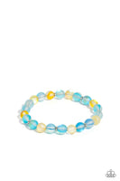 Paparazzi Clear Craze - Blue Bracelet