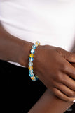 Paparazzi Clear Craze - Blue Bracelet