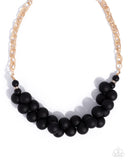 Paparazzi Clustered Court- Black Necklace