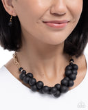 Paparazzi Clustered Court- Black Necklace