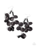 Paparazzi Coastal Century - Black Earrings