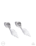 Paparazzi Coastal Collage- White Earrings