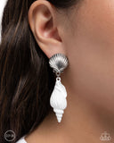 Paparazzi Coastal Collage- White Earrings