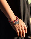 Paparazzi Coastal Condition- Red Bracelet