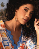 Paparazzi Coastal Conversation- Gold Earrings