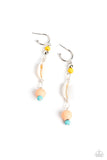 Paparazzi Coastal Cowabunga - Multi Shell Earrings