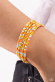 Paparazzi Coiled Candy - Yellow