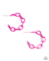 Paparazzi Colorful Cameo - Pink hoops