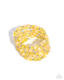Paparazzi Colorful Chorus- Yellow Bracelet