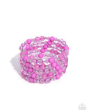 Paparazzi Colorful Chorus- Purple Bracelet
