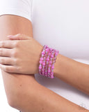 Paparazzi Colorful Chorus- Purple Bracelet