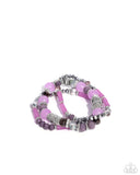 PaparazziColorful Conversation- Purple Bracelet