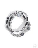 Paparazzi Colorful Conversation- Black Bracelet