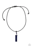 Paparazzi Comes Back ZEN-fold - Blue Earthy Pendant Urban Necklace