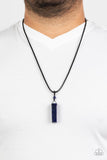 Paparazzi Comes Back ZEN-fold - Blue Earthy Pendant Urban Necklace