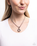 Paparazzi Compass Cadenza - Silver Necklace