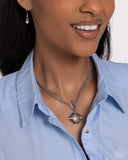 Paparazzi Compass Cadenza - Silver Necklace