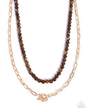 Paparazzi Compassionate Chic- Brown Necklace