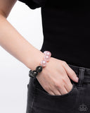 Paparazzi Complete Look- Pink and Black Beads Set