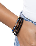 Paparazzi Confident Courtesy- Black/Purple