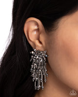 Paparazzi Congratulatory Charm - Silver Earrings