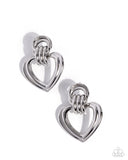 Paparazzi Constant Calm- Silver Earrings