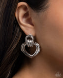 Paparazzi Constant Calm- Silver Earrings