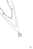 Paparazzi Constant as the Stars - Blue Cosmic Necklace