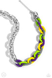 Paparazzi Contrasting Couture - Silver Necklace