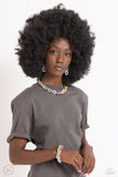 Paparazzi Contrasting Couture - Silver Necklace