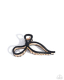 Paparazzi Coquette Clip- Black Hair Accessory