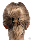 Paparazzi Coquette Clip- Black Hair Accessory