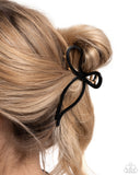 Paparazzi Coquette Clip- Black Hair Accessory