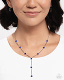 Paparazzi Corporate Climb- Blue Necklace