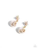Paparazzi Cosmic Character- Gold Earrings