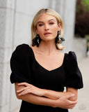 Paparazzi CONVENTION EXCLUSIVE Cosmopolitan Charisma - Black Earrings