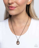 Paparazzi Cottagecore Confidence - Brass Necklace