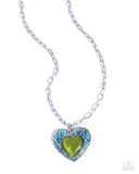 Paparazzi Courting Cache- Green Necklace