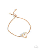 Paparazzi Courting Collection- Gold Heart Set